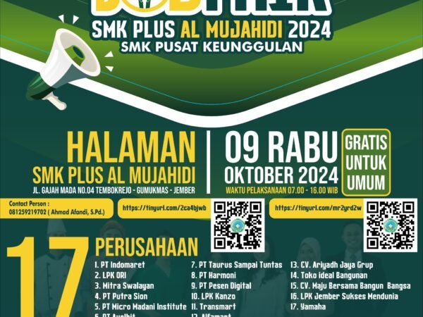 job fair 2024 smks plus al mujahidi temvokrejo